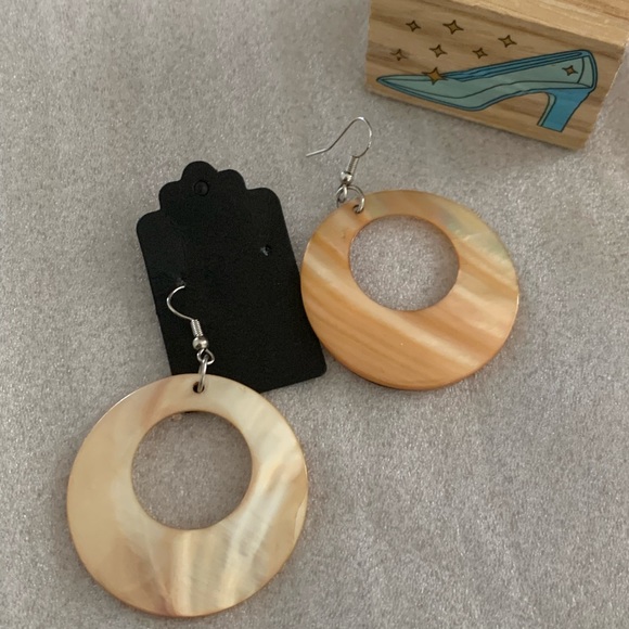 Vintage Dazzlers Drop Pave Hoops Earrings - Picture 6 of 7